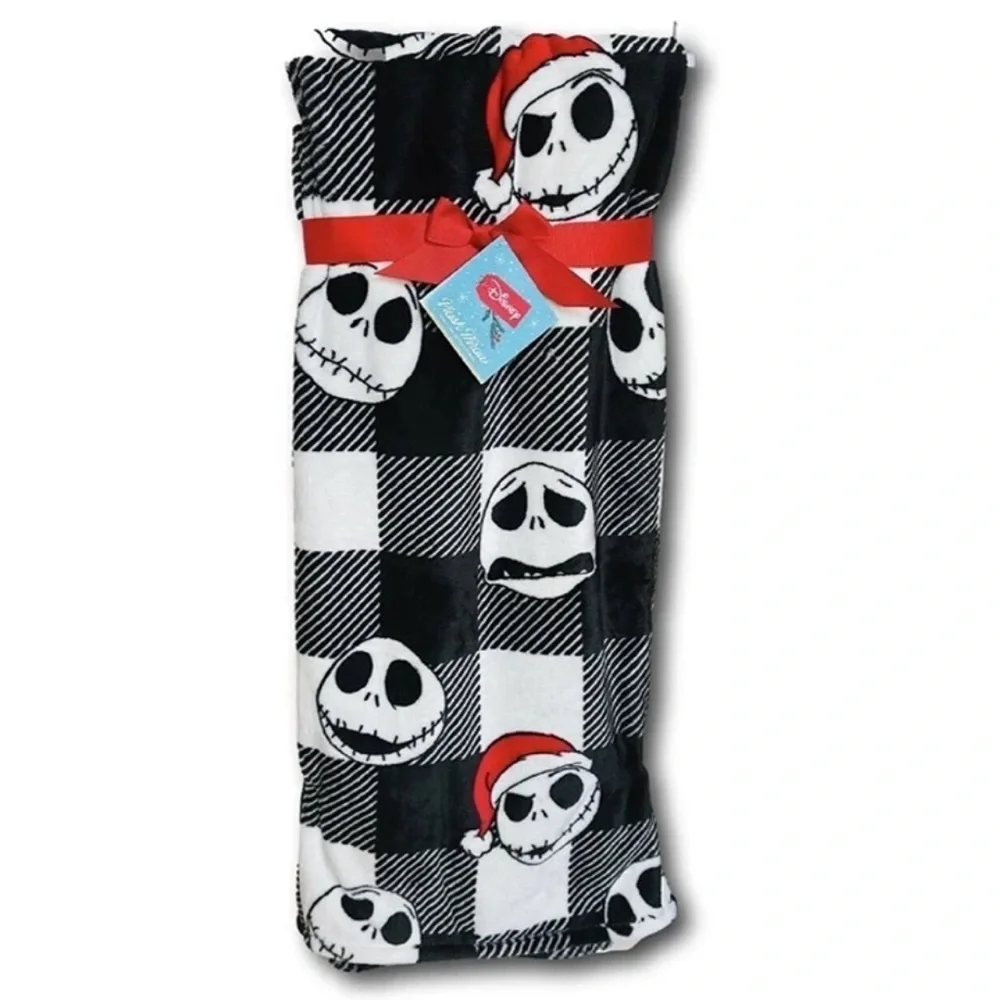 Disney The Nightmare Before Christmas Jack  Silk Throw Blanet